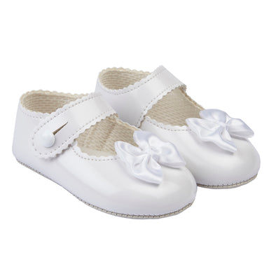 Baypds girls pre walker soft sole pram shoes