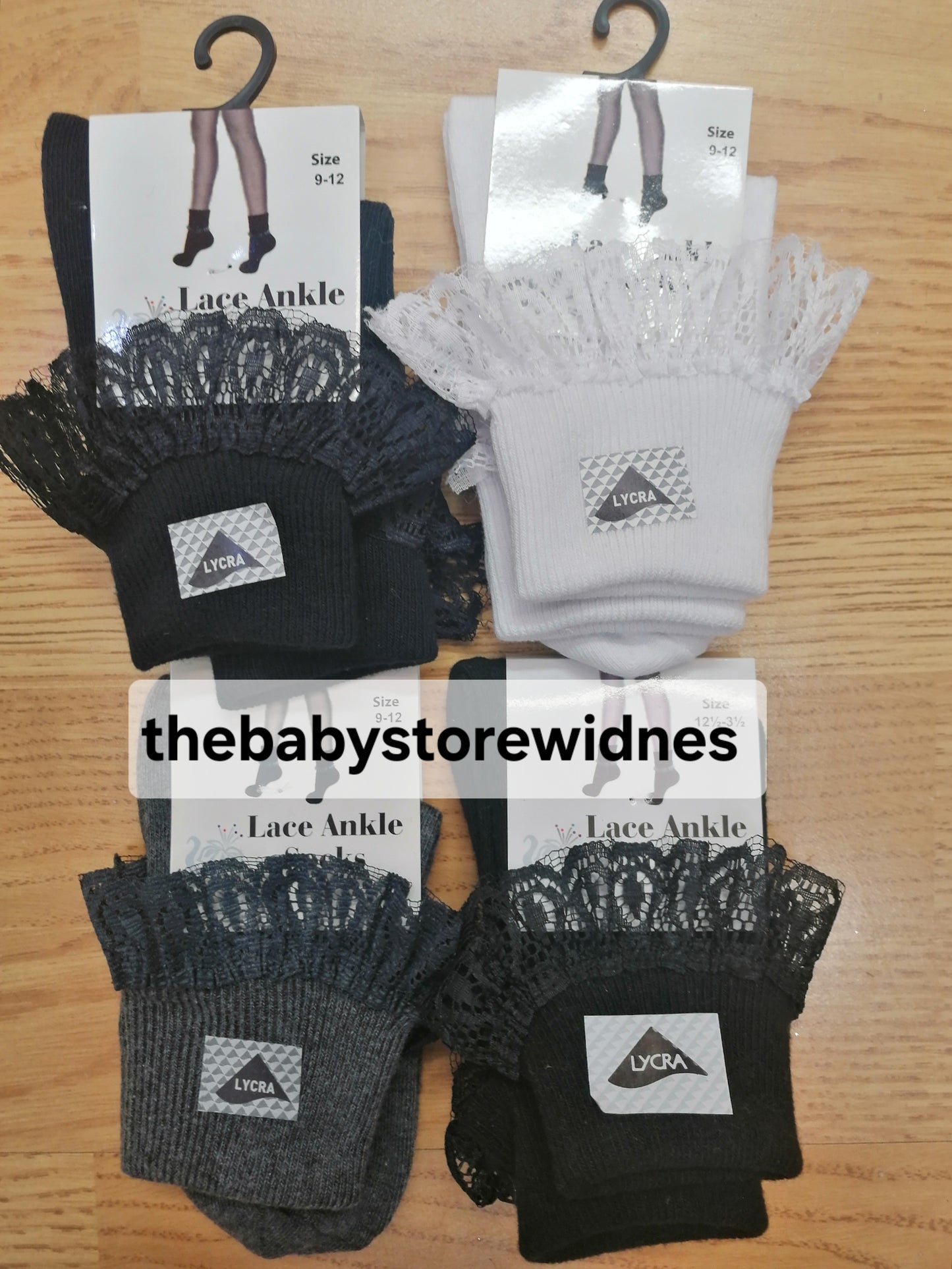 School frilly lace ankle socks