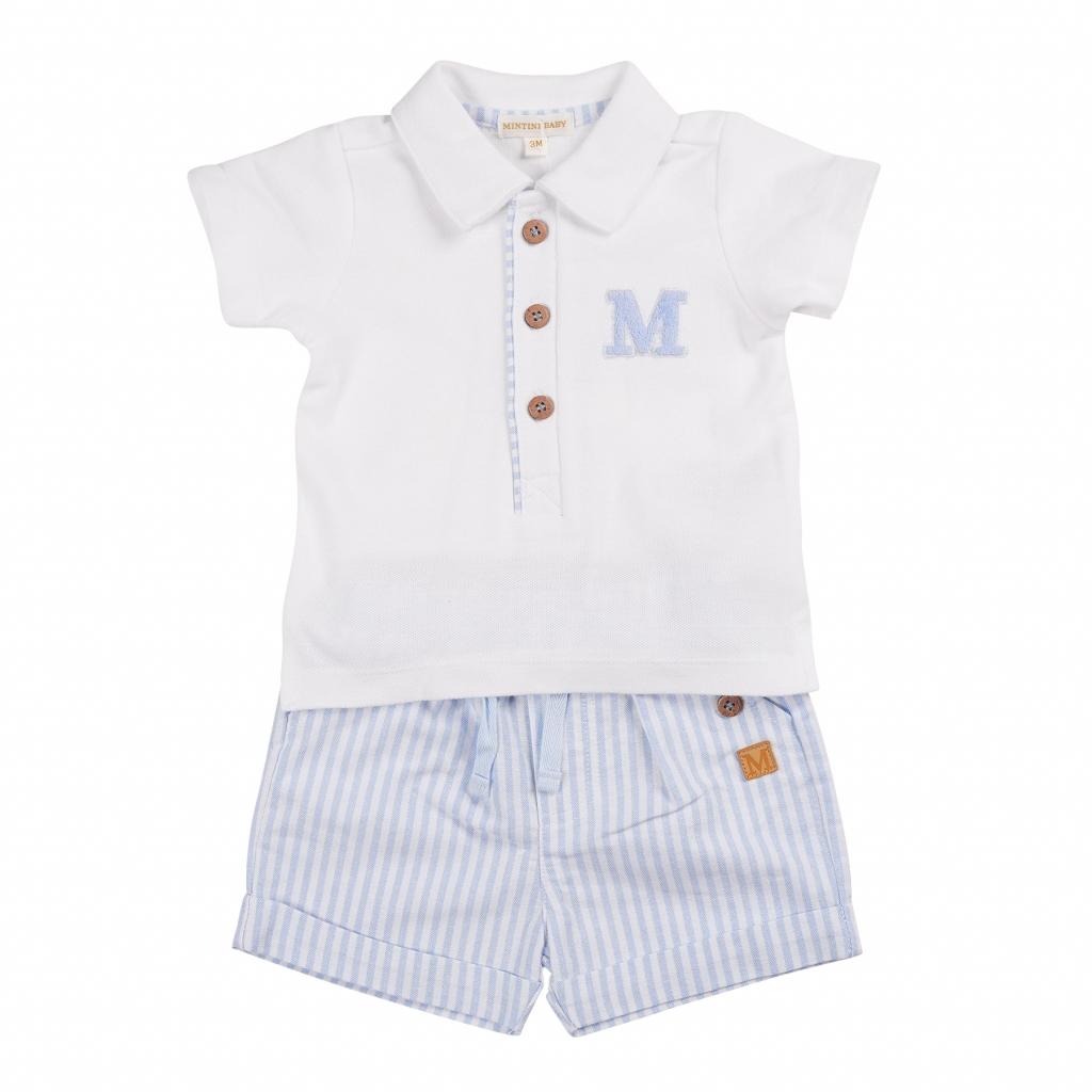 Mintini boys 2 piece shorts and top set