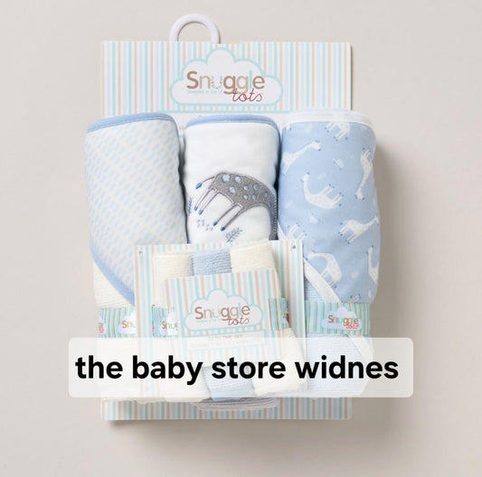 Baby Boys  3 hooded towels and  3 wash cloths set animal design perfect for bath time designs may vary