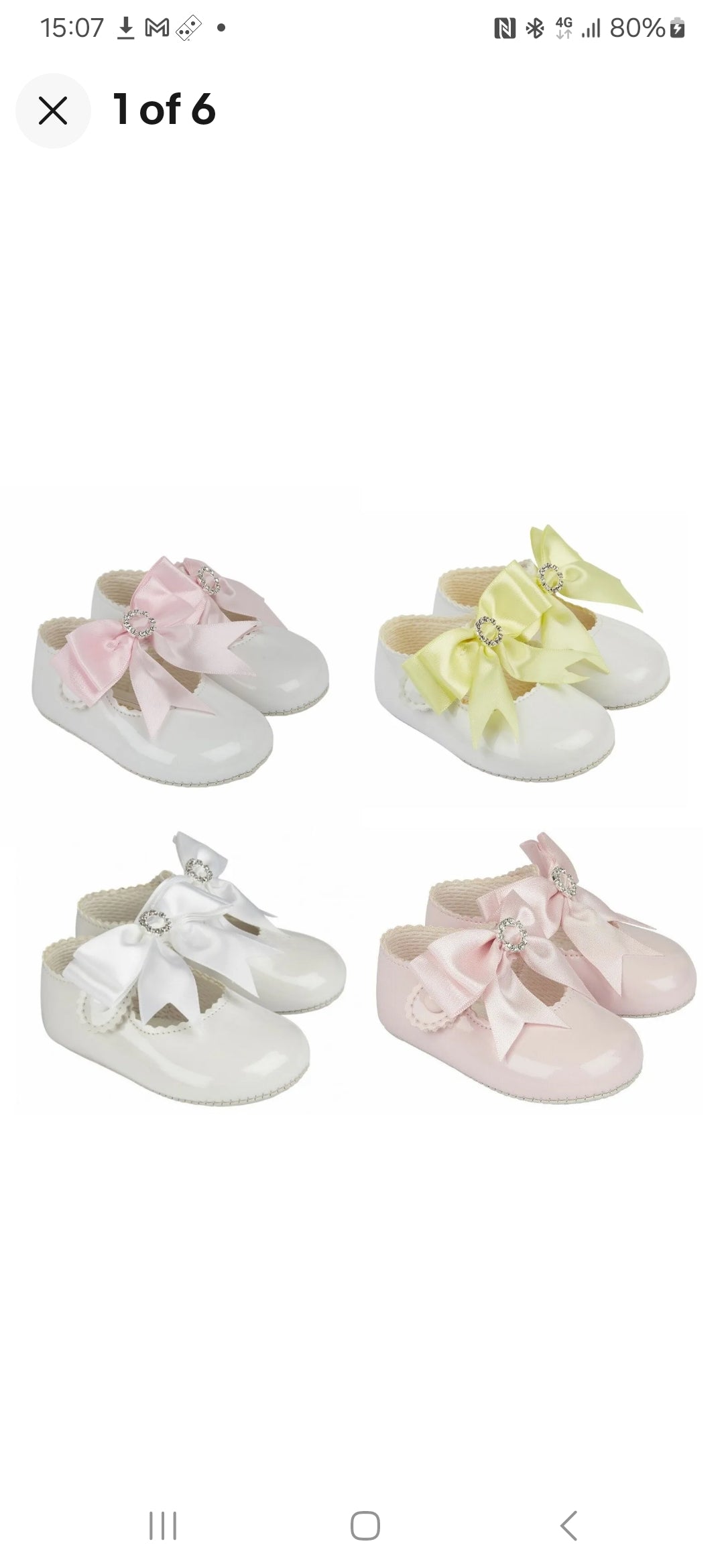 Baypods baby  girls  pre walker soft sole pram shoes