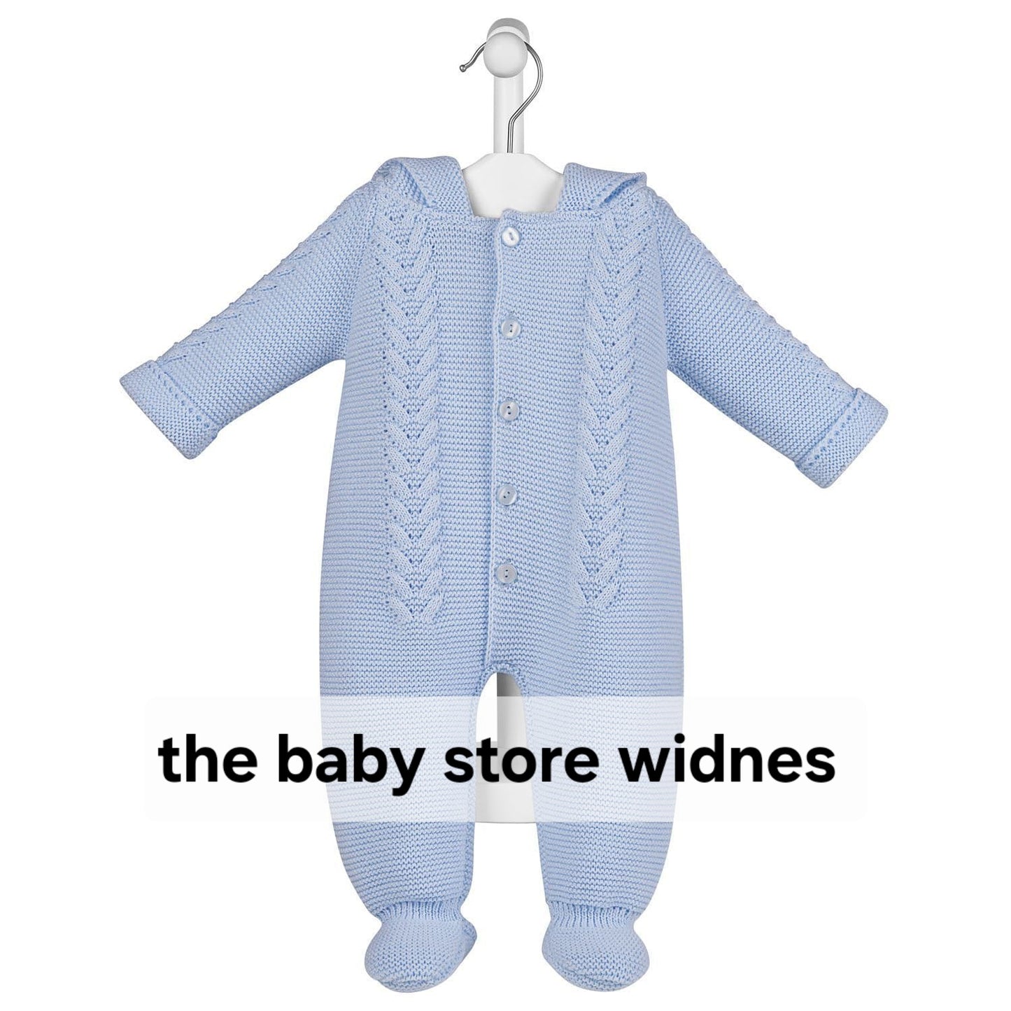 Dandelion cable pattern   knitted  set with pom pom on  hood
