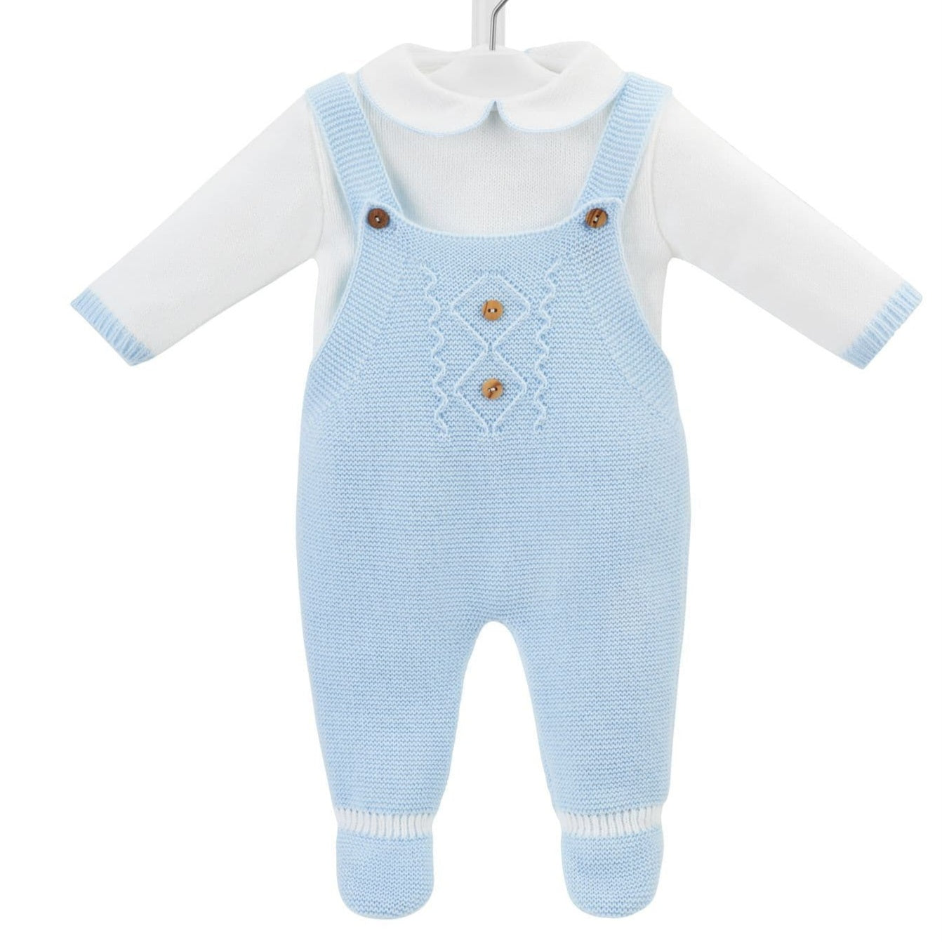 Dandelion knitted dungaree and top set