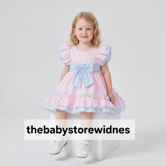 Girls wee me dress with bow