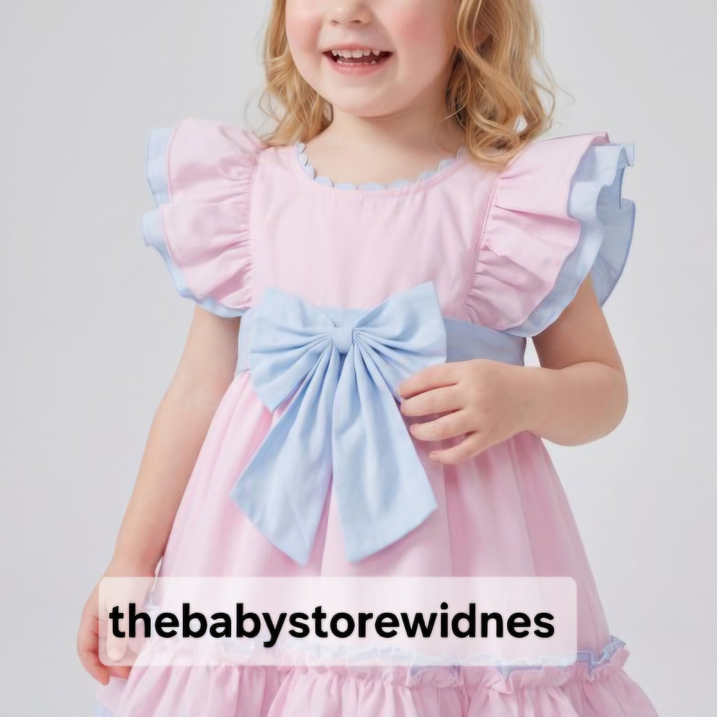 Girls wee me dress with bow