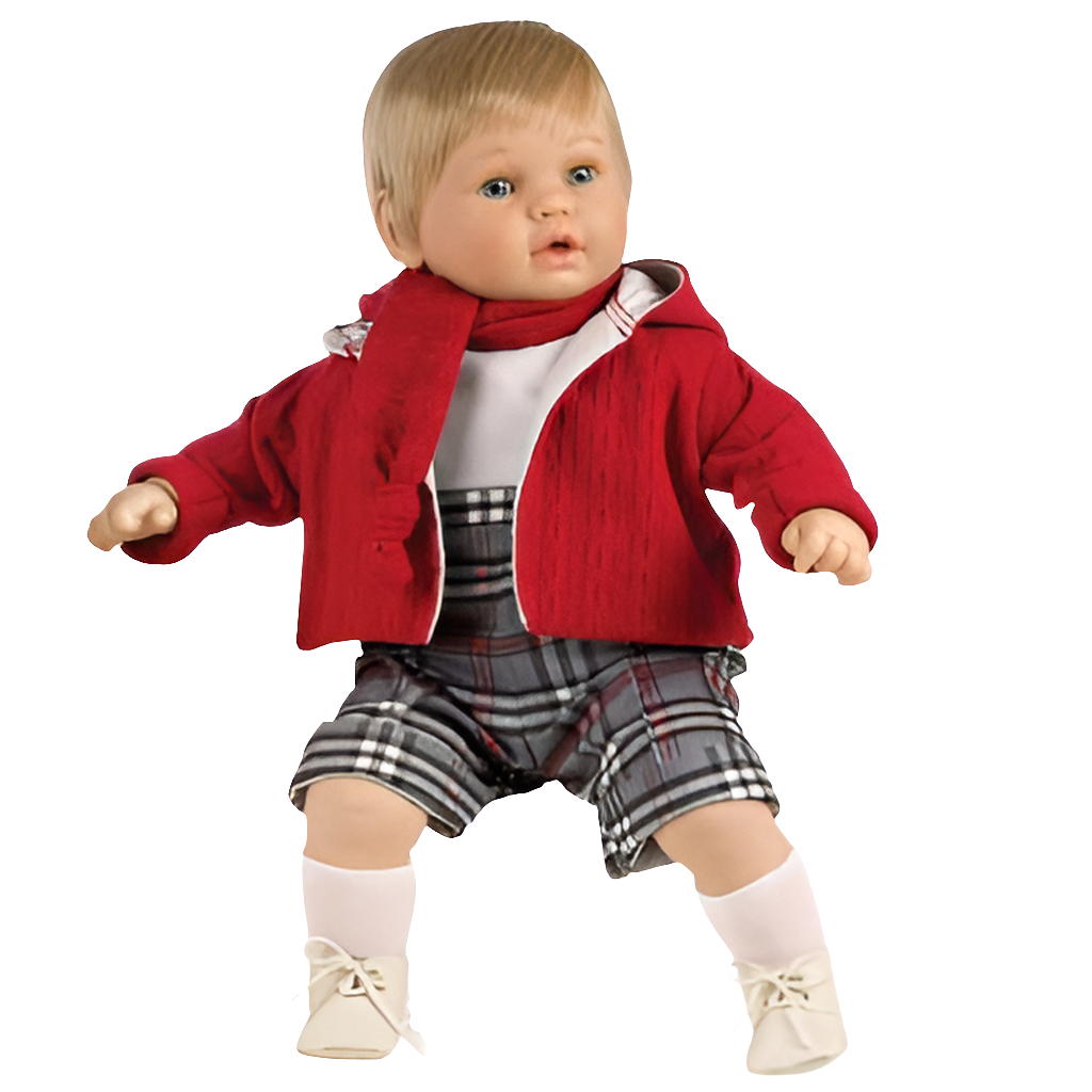 Spanish  crying doll comes with  dummy size 63 cm