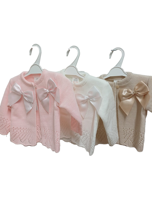 Beautiful baby girls  Cardigan with bows