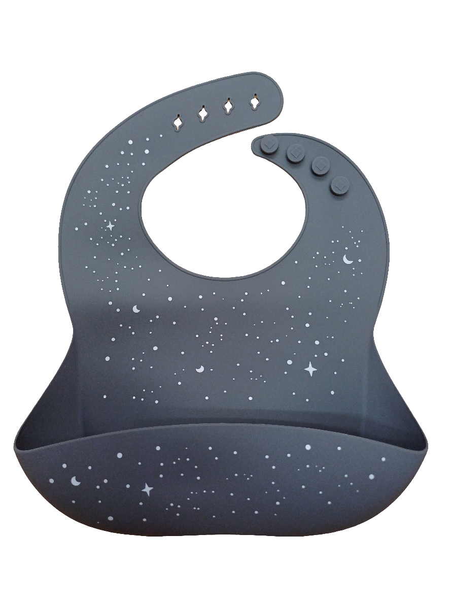 Moonkie baby silcone bibs a pack of 2 bibs feed your baby mess free