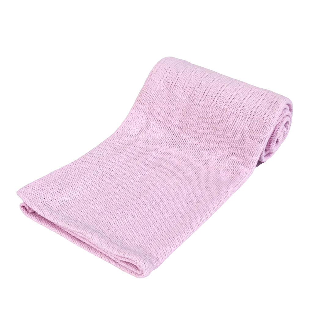 Baby deluxe cotton cellular pram blanket