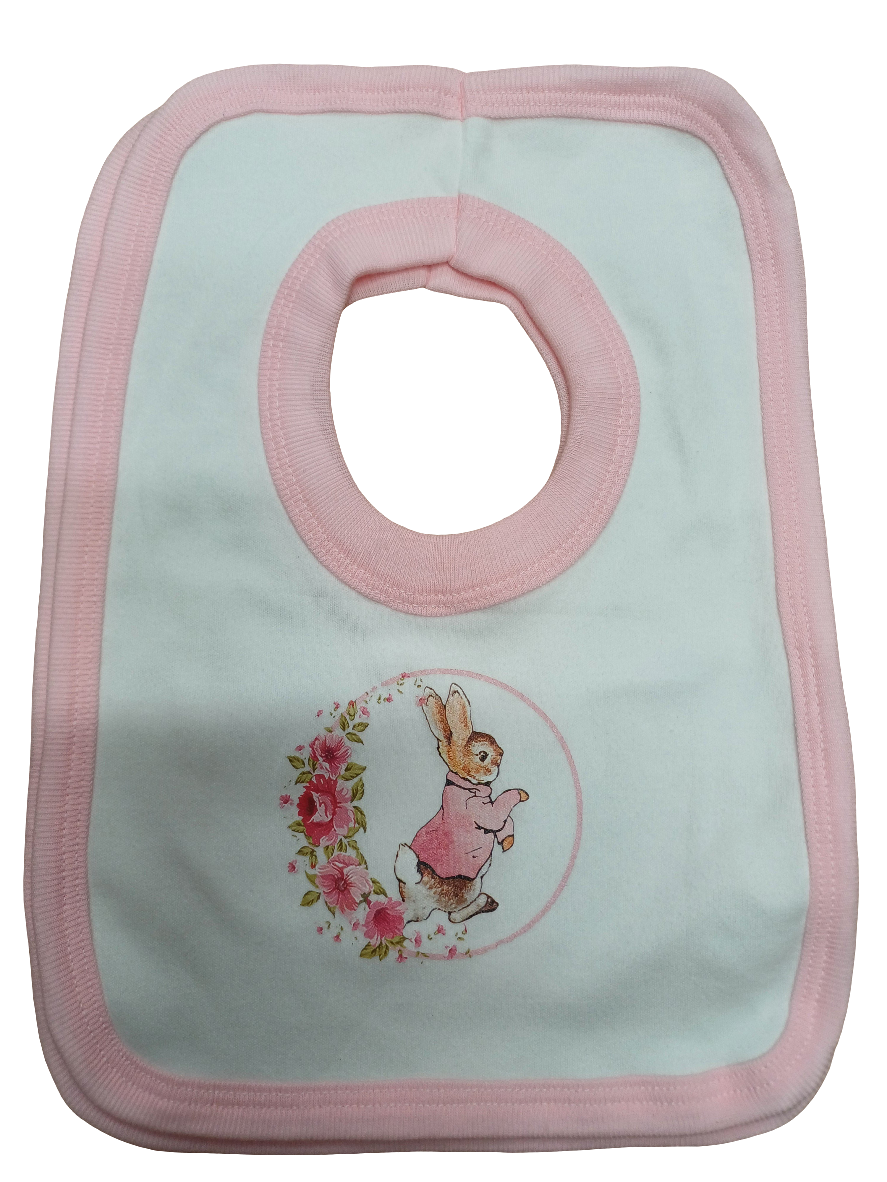 Boys girls peter rabbit  design bibs