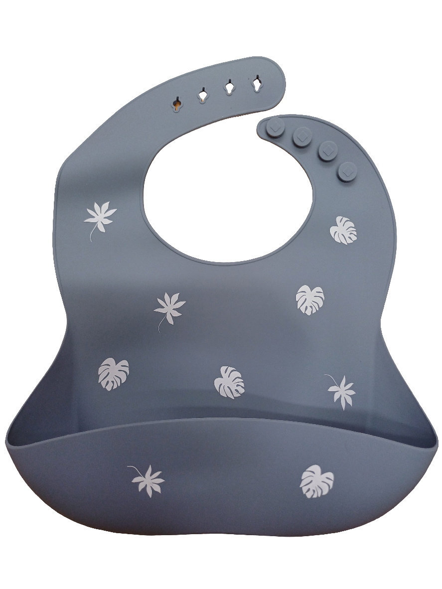 Moonkie baby silcone bibs a pack of 2 bibs feed your baby mess free