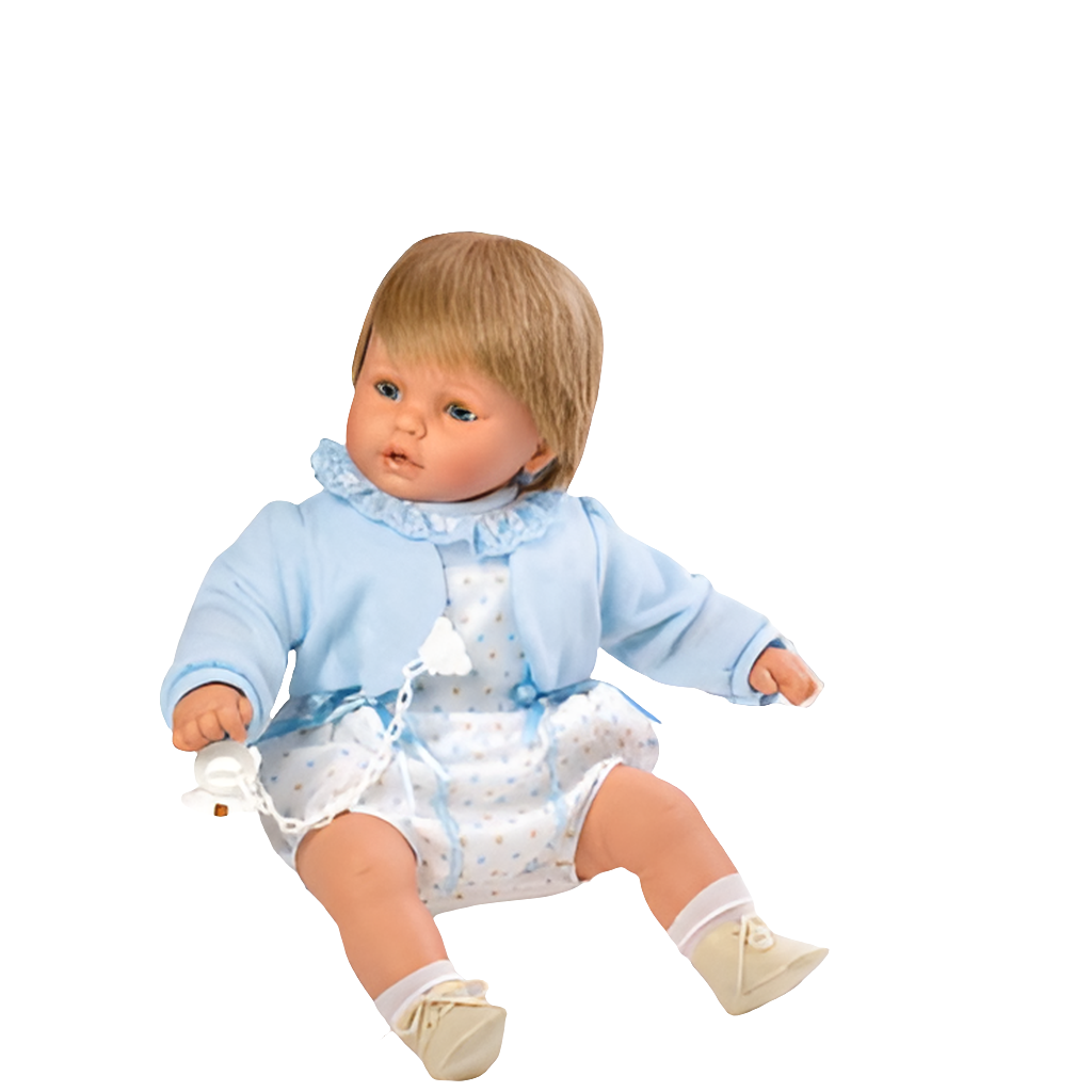 Spanish  crying  toddler  doll size  62cm in beuatiful  baby  romper