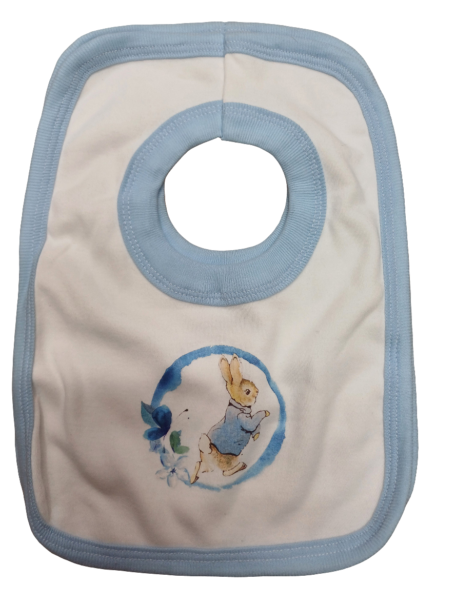 Boys girls peter rabbit  design bibs