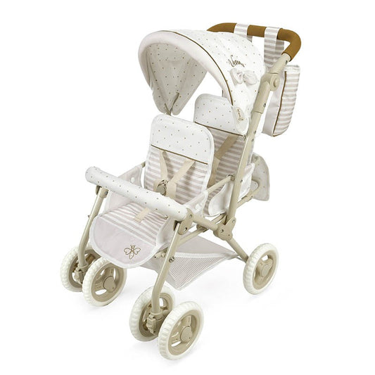 Spanish dolls folding  twin  pram