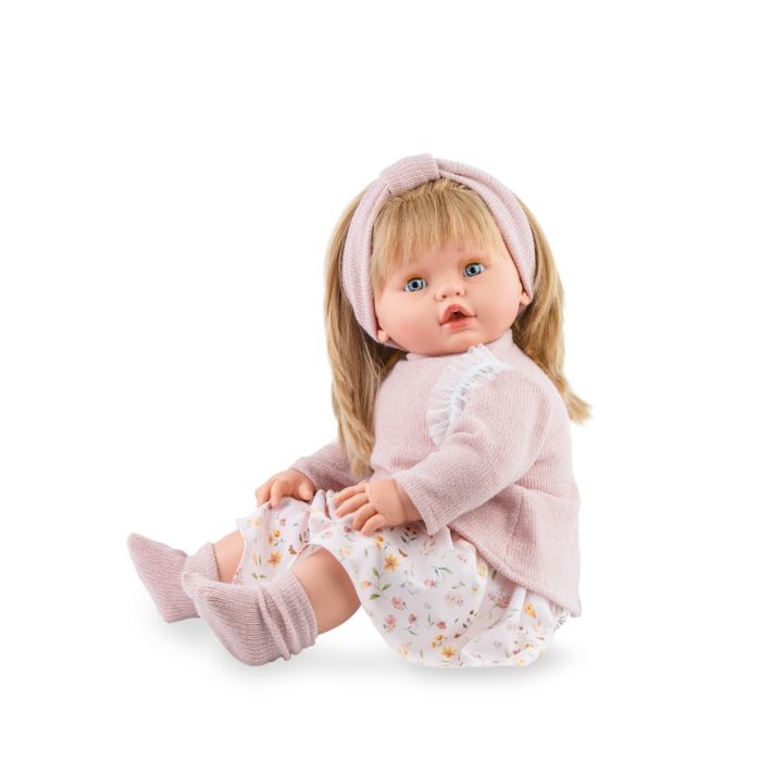 Spanish crying doll comes with dummy size 63 cm