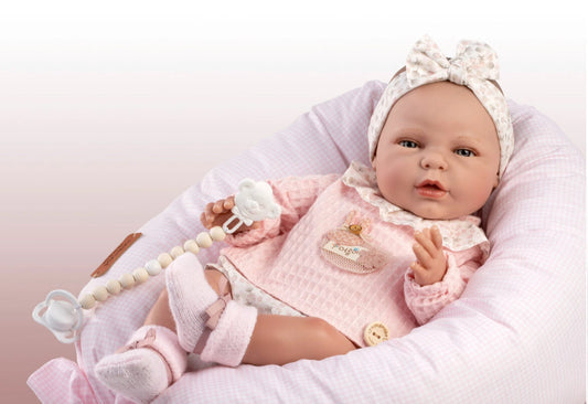 Spanish reborn doll  comes with cushion and  dummy