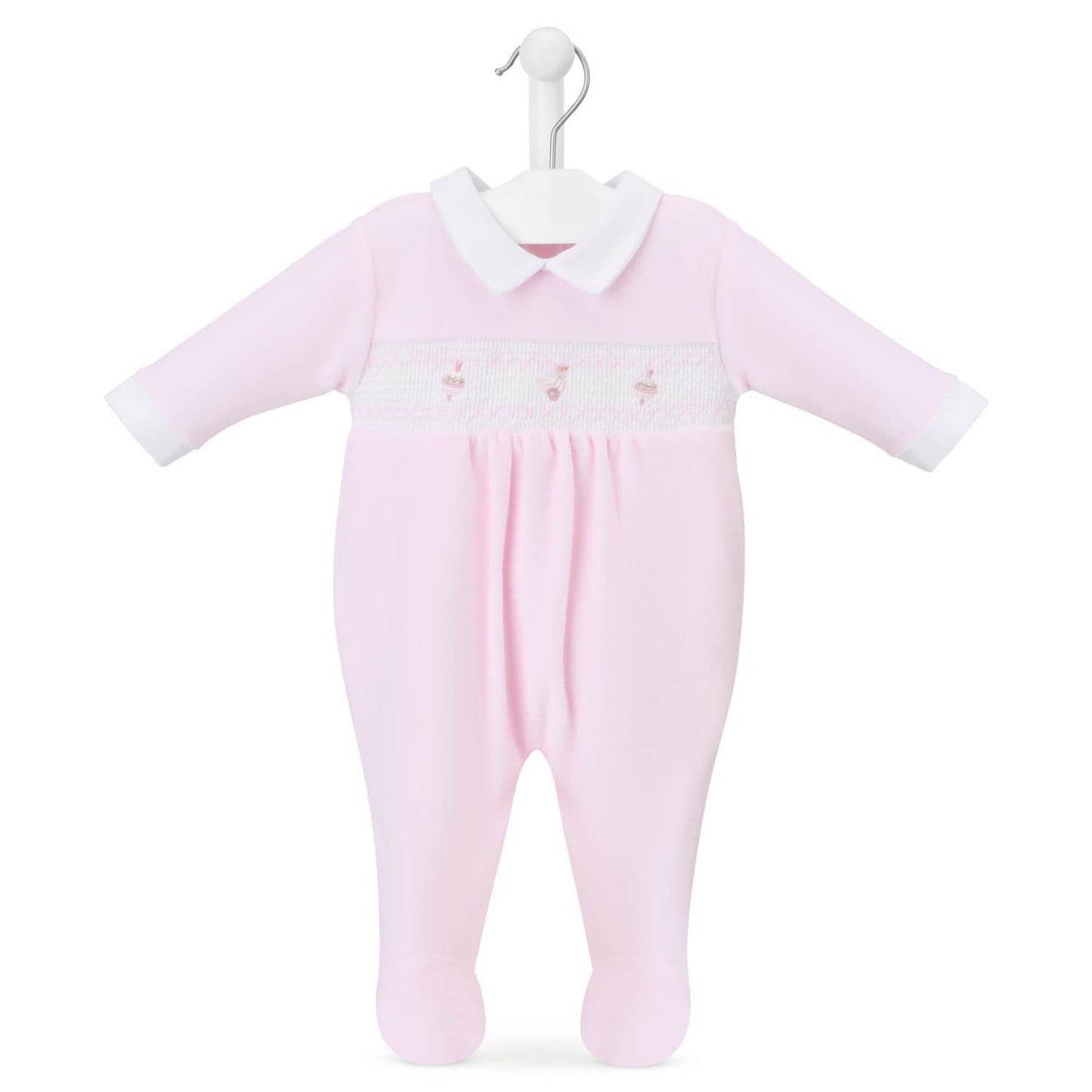 Dandelion  baby Boys or girls  velour sleepsuit