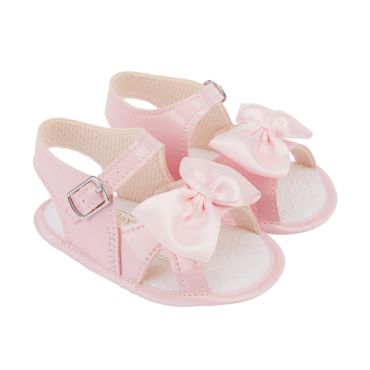 Baypods baby girls soft sole sandals with bow